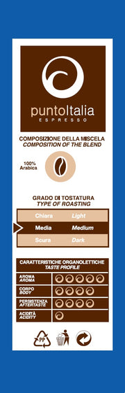 PUNTO ITALIA ESPRESSO SUPERIORE 100% ARABICA GROUND COFFEE 250 GR - Singapore Coffee Service